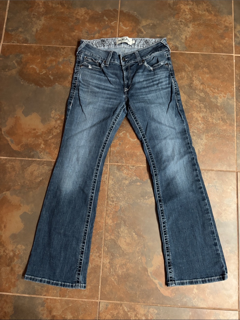 Ariat Women's Medium Blue Bootcut Jeans 31 s